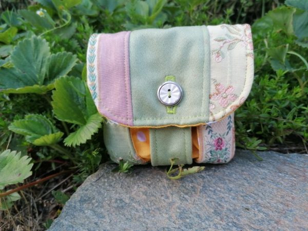 Porte-monnaie, "Petit pain", Douceur printanière, tapissier,  coton ...