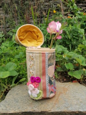 Trousse , à crayons, range bouteille, "Pot de douceur Digicynthe"