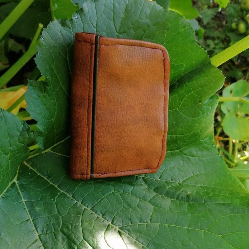 Porte-feuille Porte-monnaie de poche, Bolet, « Rustique », simili et coton