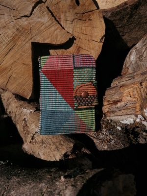 Porte-feuille Porte-monnaie de poche, Bolet,  "géométrique ethnique cool" , tissus d'ameublement, cotons