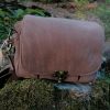 Mini Besace de survie, sacoche , "Poussière", velours , cotons et simili