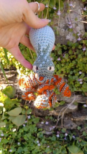 Porte-clés, Pieuvre , "Là où je t’emmènerai", sur-mesure..  de Aline