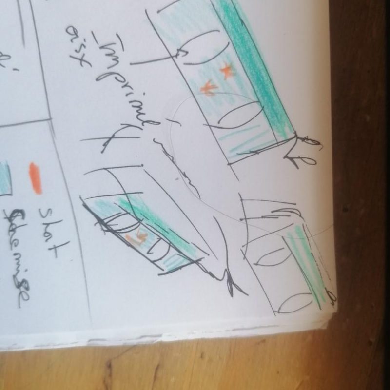 Trousse simple, édition « Là où je t’emmènerai », sur-mesure.. de Aline