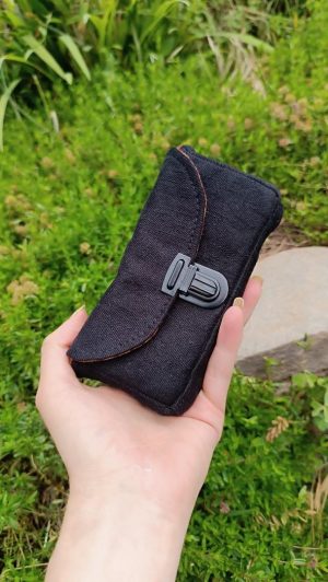 Etui pour portable à porter à la ceinture de 14x50x1,2 cm , jean et coton