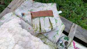 Porte-monnaie, Man, "Fraîcheur Estivale Pastorale", Cotons et simili