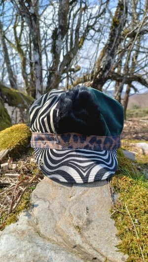 Gavroche, Gégène, "Tribal PsychCyb", simili, velours, fausse fourrure et coton